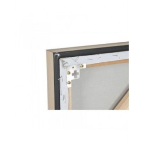 Quadro Home ESPRIT Bianco Beige Astratto Moderno 100 x 3,5 x 100 cm (2 Unità)