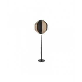 Lampada da Terra Home ESPRIT Nero Bicolore 25 W 230 V 50 x 50 x 165 cm