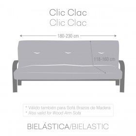 Copridivano Eysa ROC Grigio chiaro 160 x 100 x 230 cm