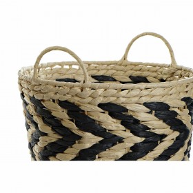 Set di Cestini DKD Home Decor Fibra (40 x 40 x 35 cm)