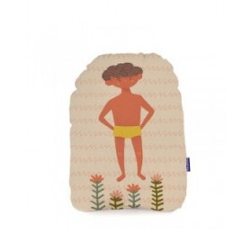 Cuscino HappyFriday Mr Fox Jungle life Multicolore 40 x 30 cm