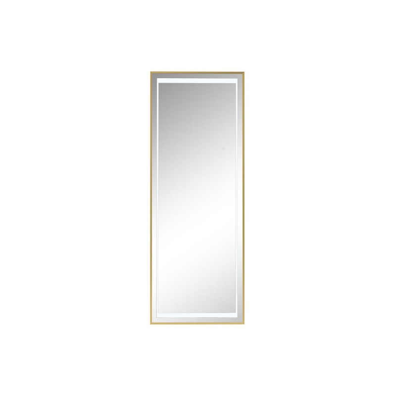 Specchio spogliatoio Home ESPRIT Dorato Alluminio 50 x 0,5 x 150 cm