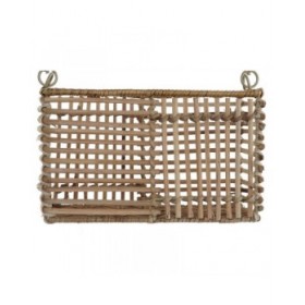 Cestello per posate DKD Home Decor Marrone Ferro 20 x 10 x 12 cm