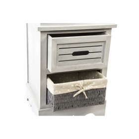 Cassettiera DKD Home Decor Beige Grigio Legno Metallo 30 x 40 cm 36 x 31 x 61 cm