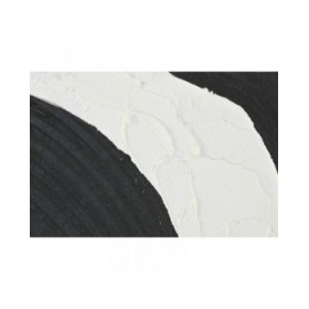 Quadro Home ESPRIT Bianco Nero Astratto 103 x 4,3 x 143 cm (2 Unità)