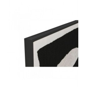 Quadro Home ESPRIT Nero Beige Astratto 103 x 4,3 x 143 cm (2 Unità)
