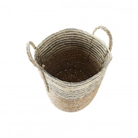 Cestino DKD Home Decor Fibra (33 x 33 x 35 cm) (2 Unità)
