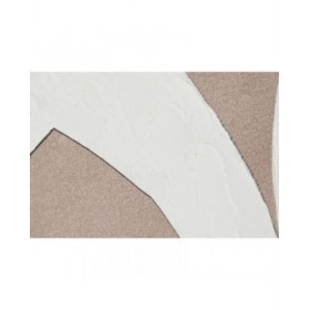 Quadro Home ESPRIT Bianco Beige Astratto 103 x 4,3 x 103 cm (2 Unità)