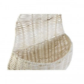 Cestino DKD Home Decor Da muro 55 x 33 x 14 cm Rattan (2 Unità)