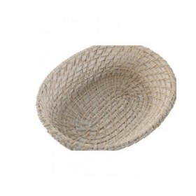 Set di Cestini Home ESPRIT Bianco Naturale Bambù Rattan 29 x 22 x 7 cm