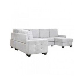 Divano Letto Home ESPRIT Moderno 307 x 242 x 86 cm