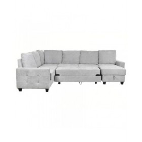 Divano Letto Home ESPRIT Moderno 307 x 242 x 86 cm