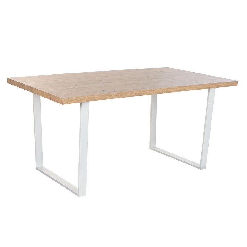 Tavolo da Pranzo Home ESPRIT Marrone Nero Ferro Legno MDF 160 x 90 x 75 cm