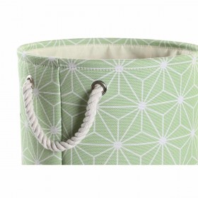 Set di Cestini DKD Home Decor Poliestere EVA Geometrico (30 x 30 x 35 cm)