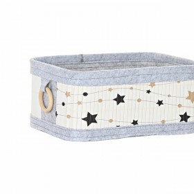 Set di Cestini DKD Home Decor Stelle Bambù 36 x 36 x 50 cm (4 pcs)