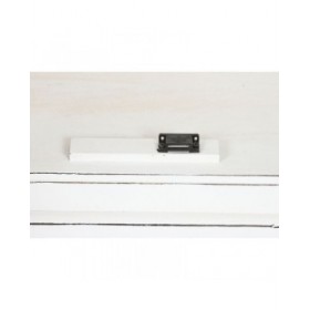 Credenza Home ESPRIT Bianco Cristallo Legno di mango 180 x 40 x 100 cm