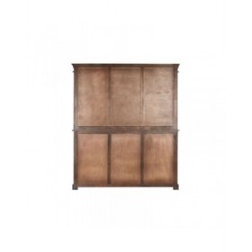 Stand Espositore Home ESPRIT Bianco Cristallo Legno di mango 170 x 45 x 200 cm