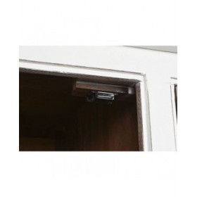 Stand Espositore Home ESPRIT Bianco Cristallo Legno di mango 170 x 45 x 200 cm