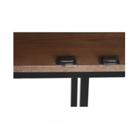 Armadio Home ESPRIT Bianco Nero Metallo Legno di mango 180 x 40 x 160 cm
