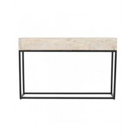 Console Home ESPRIT Bianco 120 x 30 x 76 cm