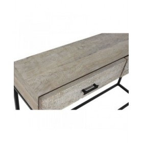Console Home ESPRIT Bianco 120 x 30 x 76 cm