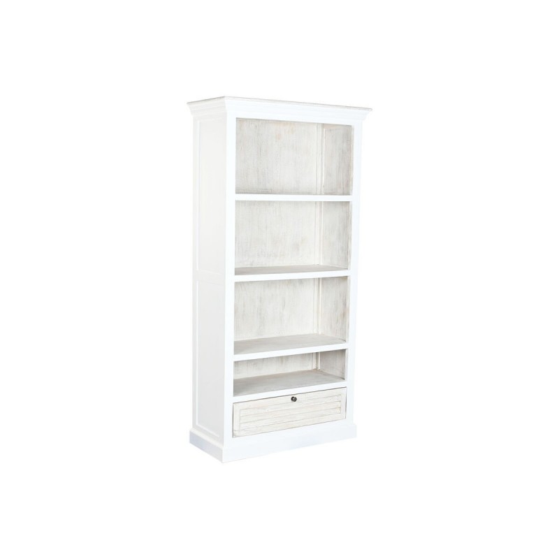 Scaffale Home ESPRIT Bianco Legno di mango 90 x 40 x 180 cm