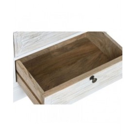 Cassettiera Home ESPRIT Bianco Consumato 115 x 40 x 80 cm