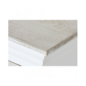 Cassettiera Home ESPRIT Bianco Consumato 115 x 40 x 80 cm
