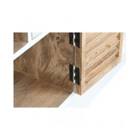 Cassettiera Home ESPRIT Bianco Consumato 115 x 40 x 80 cm
