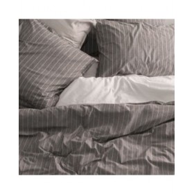 Copripiumino HappyFriday Basic Oxford Grigio 140 x 200 cm