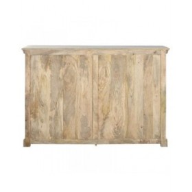 Cassettiera Home ESPRIT Bianco Naturale 150 x 40 x 100 cm