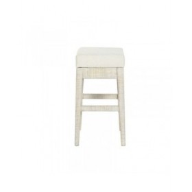 Tavolo con sedie Home ESPRIT Bianco Naturale 112 x 40 x 96 cm