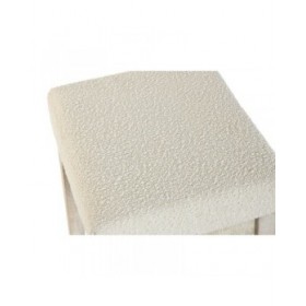 Tavolo con sedie Home ESPRIT Bianco Naturale 112 x 40 x 96 cm