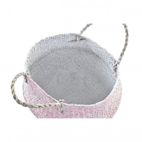 Cestino DKD Home Decor Legno Mediterraneo 25 x 25 x 25 cm