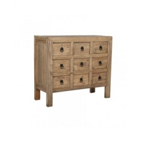 Cassettiera Home ESPRIT Naturale Orientale 97 x 40 x 86 cm