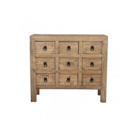 Cassettiera Home ESPRIT Naturale Orientale 97 x 40 x 86 cm