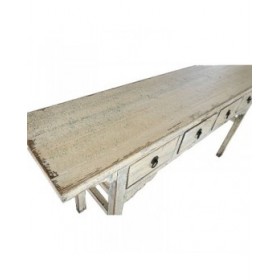 Console Home ESPRIT Bianco Bicolore 178 x 38 x 85 cm