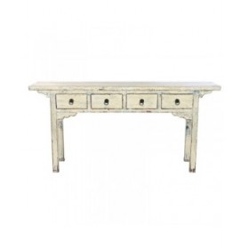 Console Home ESPRIT Bianco Bicolore 178 x 38 x 85 cm