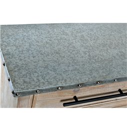 Statua Decorativa DKD Home Decor Mr & Mrs Argentato Alluminio (51 x 7,5 x 28 cm)