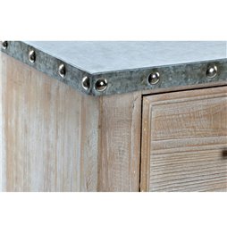 Statua Decorativa DKD Home Decor Mr & Mrs Argentato Alluminio (51 x 7,5 x 28 cm)