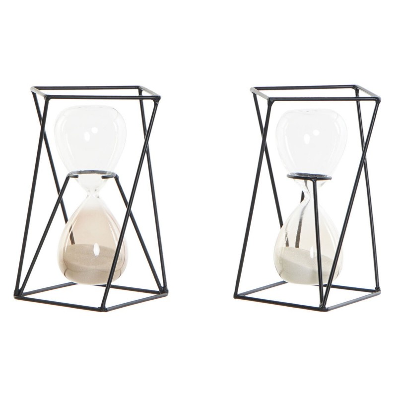 Clessidra DKD Home Decor Nero Ambra Terracotta 14 x 14 x 19 cm
