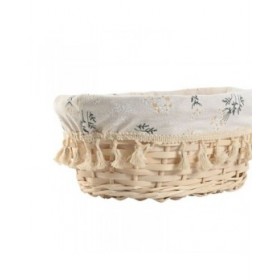 Set di Cestini Home ESPRIT Naturale vimini (3 Pezzi)