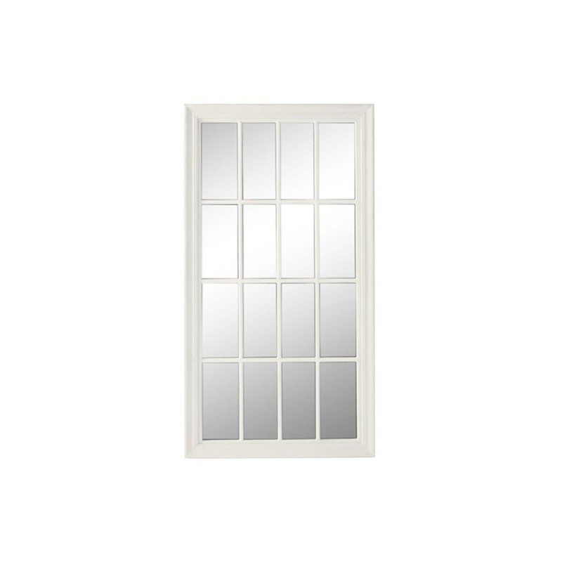 Specchio da parete Home ESPRIT Bianco Finestra 68 x 4 x 128 cm