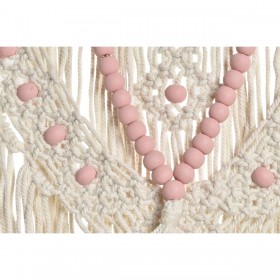 Decorazione da Parete DKD Home Decor 70 x 3 x 85 cm Azzurro Rosa Crema (2 Unità)