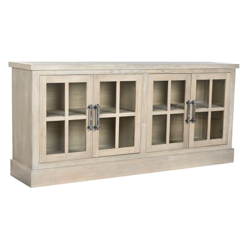 Credenza Home ESPRIT Naturale Legno Cristallo 180 x 40 x 82 cm