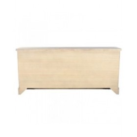 Credenza Home ESPRIT Naturale Legno Cristallo 180 x 40 x 82 cm