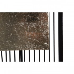 Decorazione da Parete DKD Home Decor 89 x 4,5 x 97 cm Astratto Nero Dorato Moderno