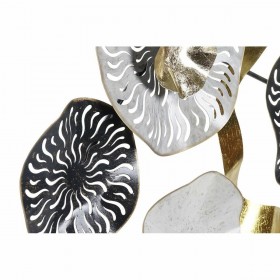 Decorazione da Parete DKD Home Decor Bianco Nero Multicolore Dorato Bianco/Nero Astratto 30 x 40 cm 121,3 x 5,7 x 57 cm