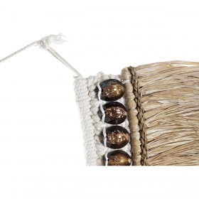 Decorazione da Parete DKD Home Decor Naturale Iuta Etnico (62 x 3 x 65 cm)