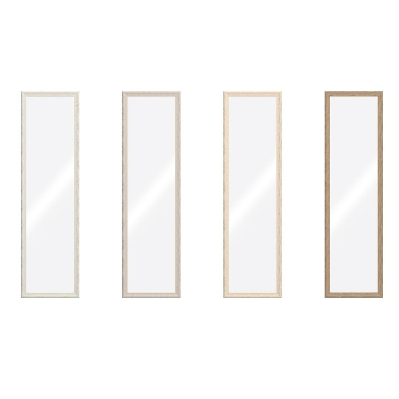 Specchio da parete Home ESPRIT Marrone Beige Grigio Città 35 x 2 x 132 cm (4 Unità)